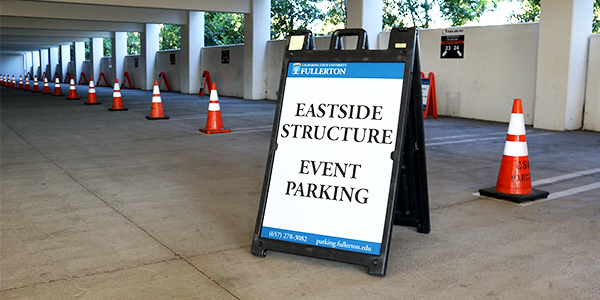 Parking Event Services Sign